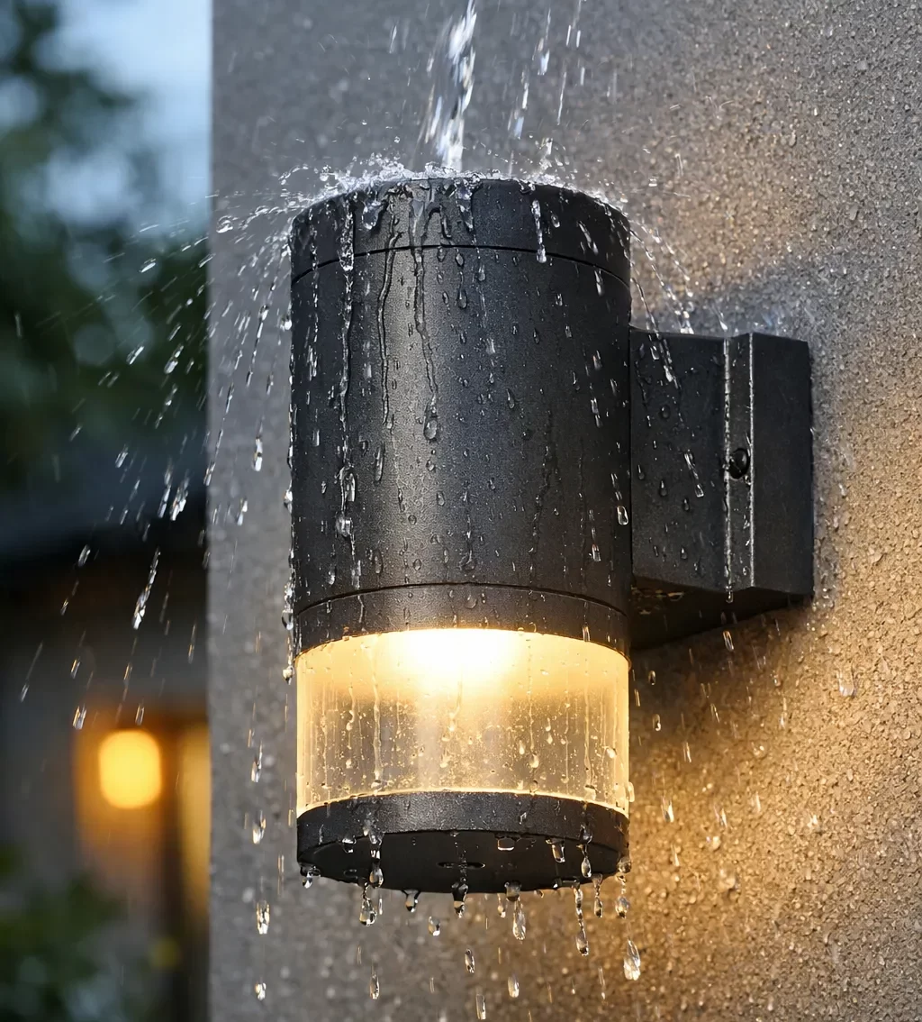 Waterbestendige buitenlamp voor buitengebruik.